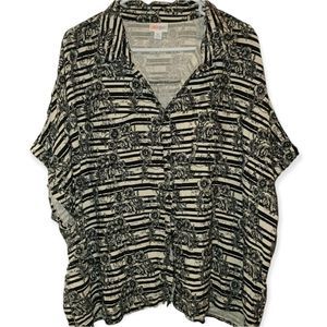 Lularoe Amy Button Down Rayon Shirt